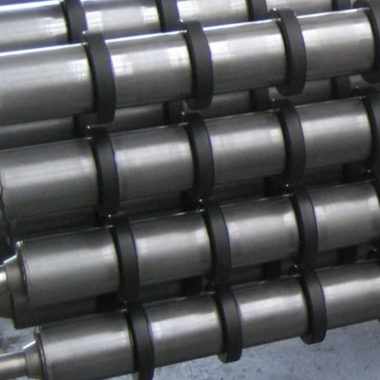 Conveyor rollers for glass production